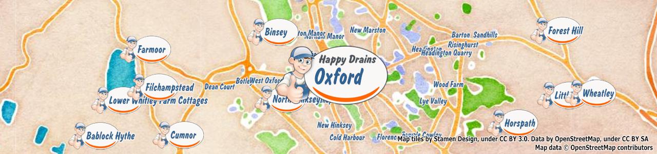 Blocked drain Oxford OX1