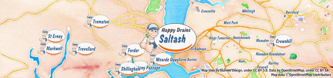Blocked drain Saltash PL12