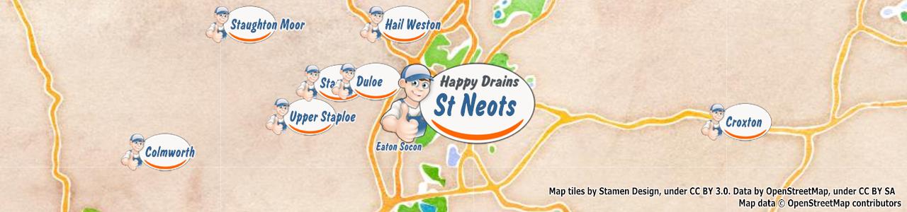 Blocked drain St Neots PE19