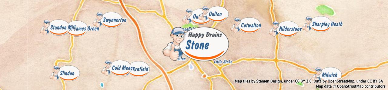 Blocked drain Stone ST15