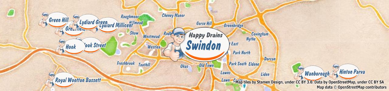 Blocked drain Swindon SN1