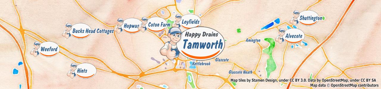 Blocked drain Tamworth B77