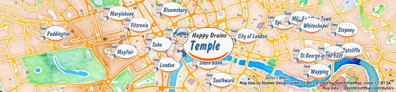 Blocked drain Temple EC4Y