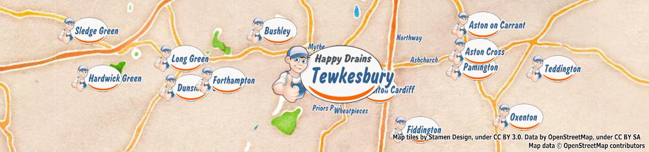 Blocked drain Tewkesbury GL20