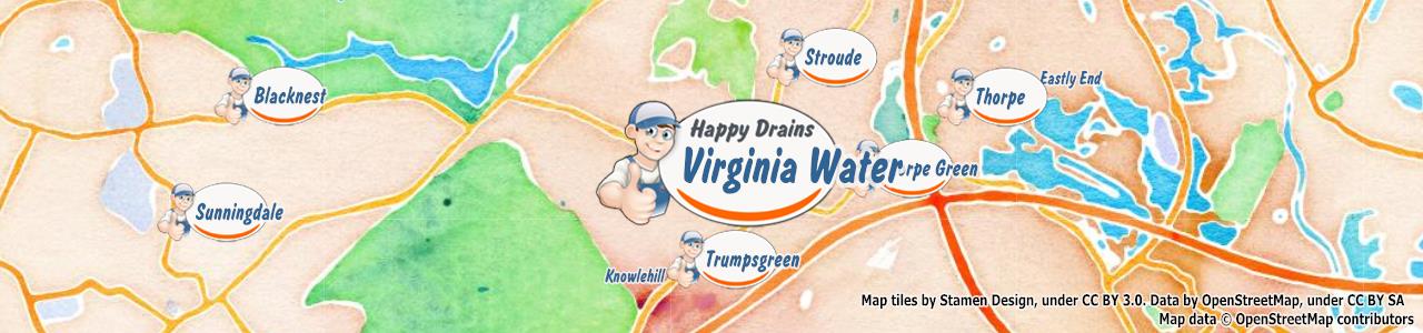 Blocked drain Virginia Water GU25
