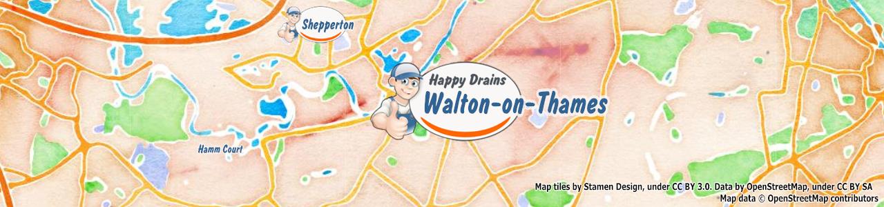 Blocked drain Walton On Thames KT12
