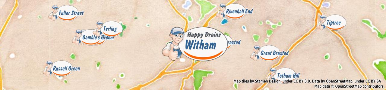Blocked drain Witham CM8