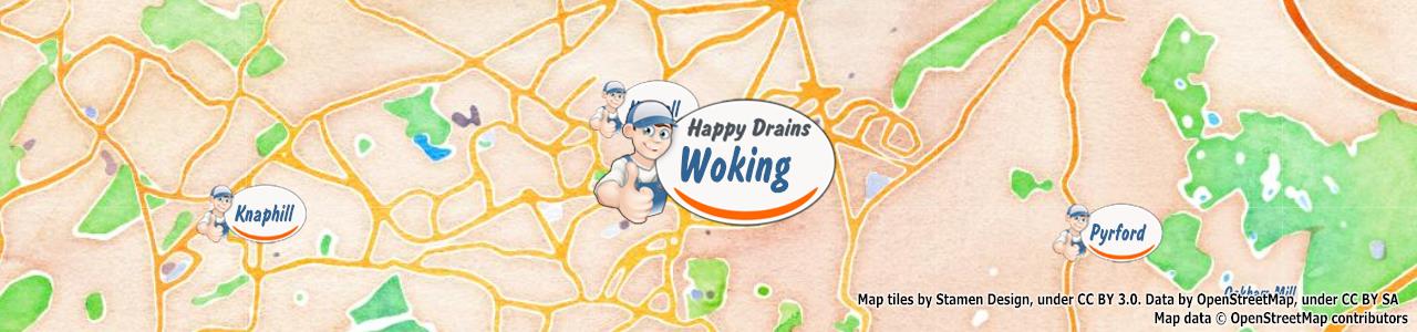 Blocked drain Woking GU21