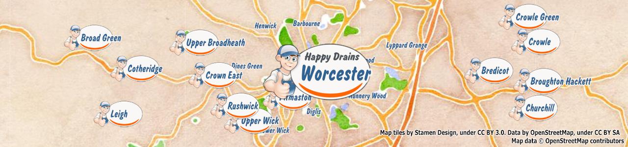 Blocked drain Worcester WR1