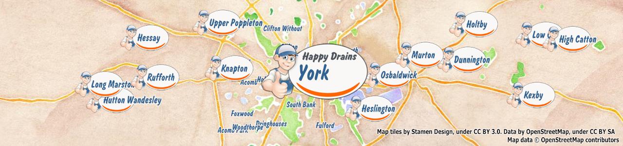 Blocked drain York YO1